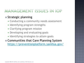 TIP 46 Administrative Issues In Intensive Outpatient