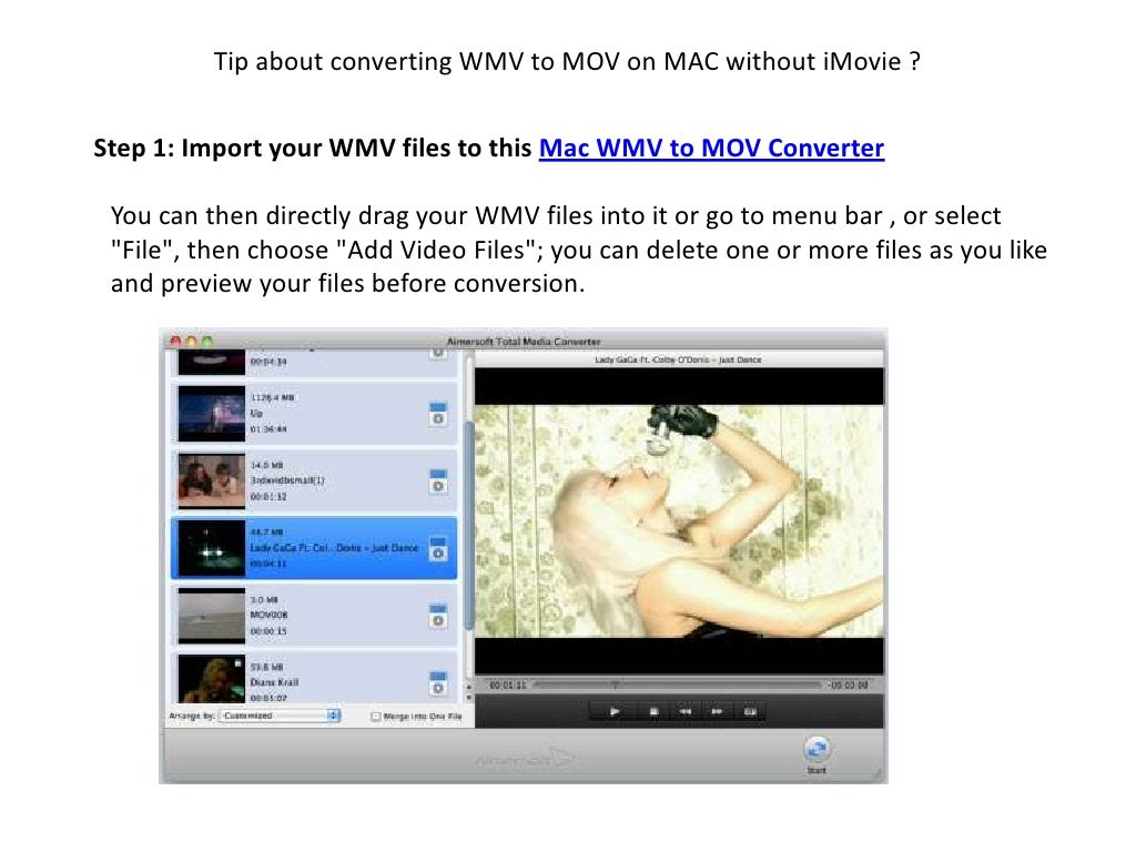 converting wmv to avi for mac