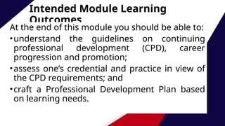 Cpd Module 3 TIP Continuing Professional Development.pptx