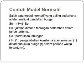 Tipe tipe model kebijakan | PPTX