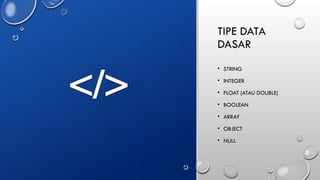 Materi ke satu Tipe data melalui google meet classroom.pptx