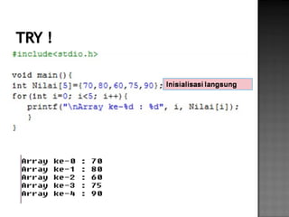 Tipe data dan array | PPT
