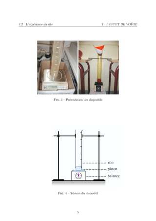 1.2 L’exp´rience du silo
         e                                                                    ˆ
                                                               1 L’EFFET DE VOUTE




                           Fig. 3 – Pr´sentation des dispositifs
                                      e




                              Fig. 4 – Sch´ma du dispositif
                                          e




                                            5
 