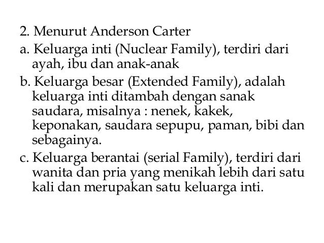 Tipe Keluarga