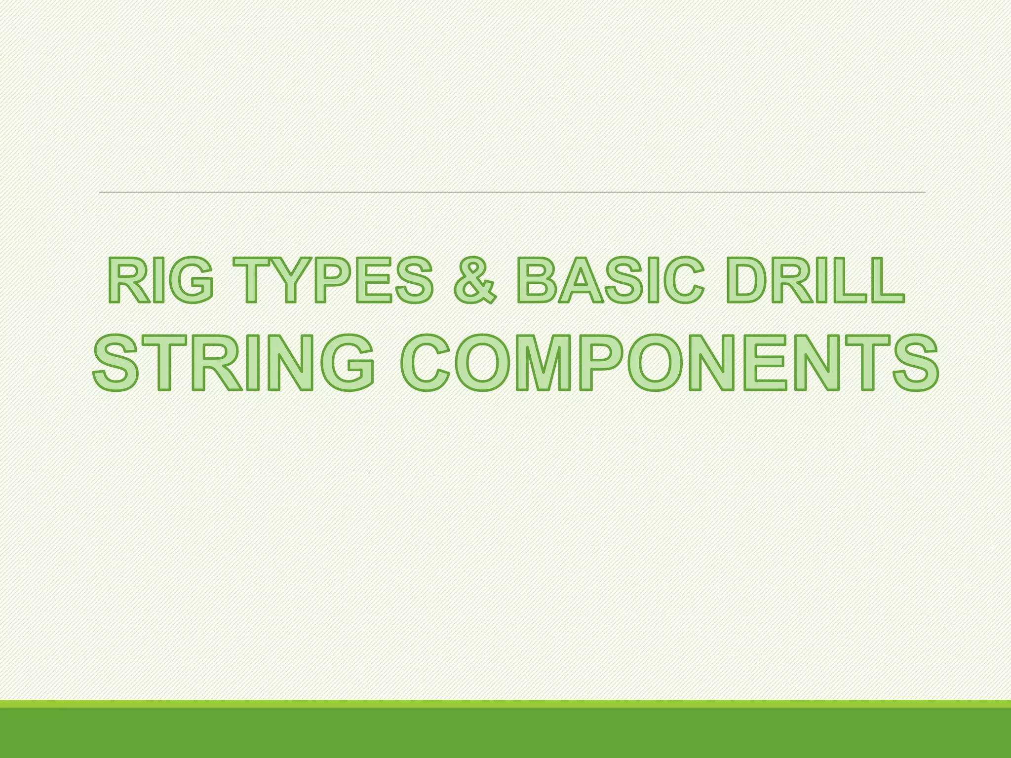 Tipe rig pemboran | PPT