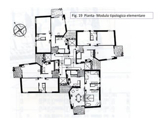 Fig. 19 Pianta- Modulo tipologico elementare
 