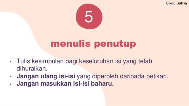Tip Menulis Ulasan Pt3