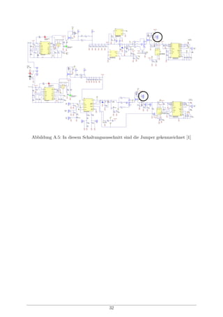 Abbildung A.5: In diesem Schaltungsausschnitt sind die Jumper gekennzeichnet [1]
32
 