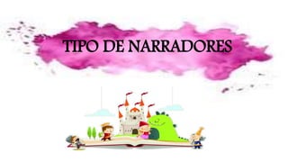 TIPO DE NARRADORES
 