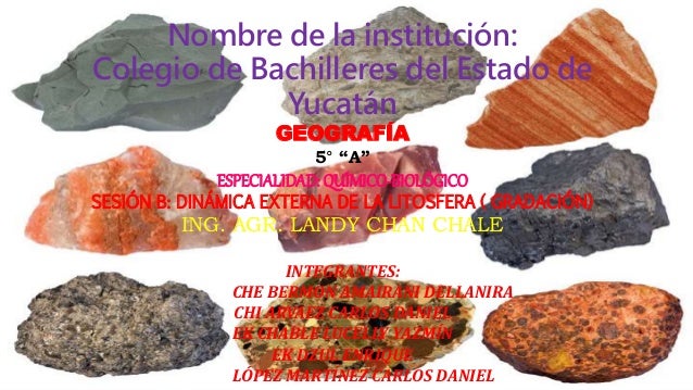 Tipo De Rocas En Yucatán Y México