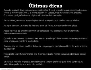 Tipografia - Noções Básicas