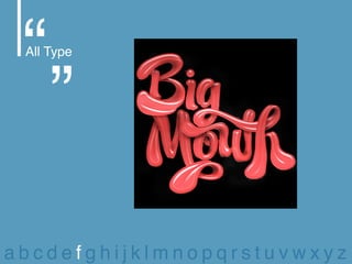 All Type




abcdefghijklmnopqrstuvwxyz
 