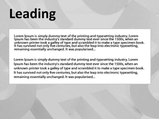 Tipografia de leitura contínua ou de longa durabilidade