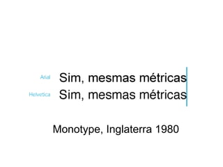 Monotype, Inglaterra 1980 