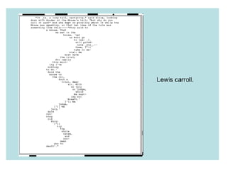 Lewis carroll . 