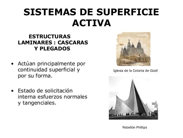 Tipologías estructurales y sus características geométricas