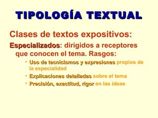 Tipología textual
