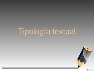 Tipología textual
 
