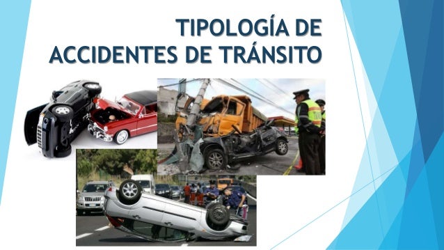 Tipología de accidentes de tránsito