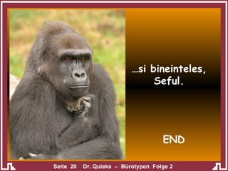 … si bineinteles, Seful. END 