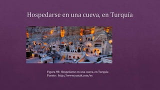 Figura 98: Hospedarse en una cueva, en Turquía
Fuente: http://www.yunak.com/es
 