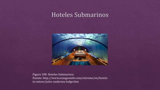 Figura 108: Hoteles Submarinos
Fuente: http://www.orangesmile.com/extreme/en/hotels-
in-nature/jules-undersea-lodge.htm
 