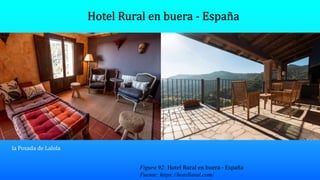la Posada de Lalola
Figura 92: Hotel Rural en buera - España
Fuente: https://hotellasal.com/
 