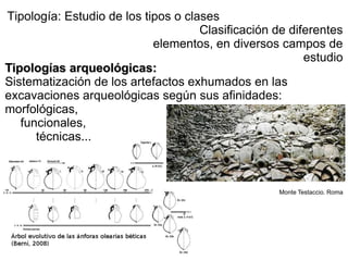 Tipología: Estudio de los tipos o clases
Clasificación de diferentes
elementos, en diversos campos de
estudio
Tipologías a...
