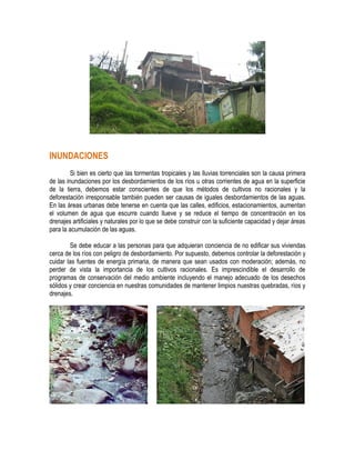 Tipologias de viviendas informales y situaciones de riesgo | DOC