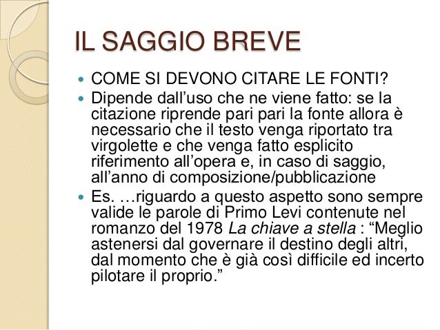Come Si Fa Il Saggio Breve Tipologie i prova saggio breve