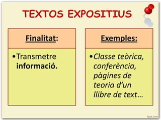 Tipologies textuals