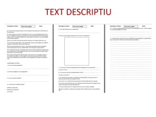 TEXT DESCRIPTIU 
 
