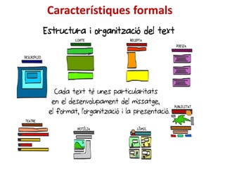 Característiques formals 
 