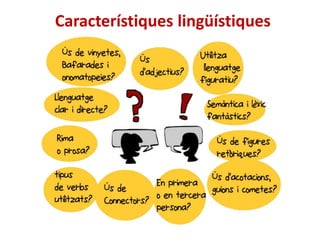 Característiques lingüístiques 
 