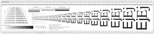 Regla de unidades de medida tipográfica: Tipometro 2019 de 45 cm