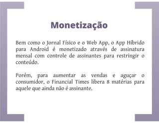 Tipos de Aplicações Móveis