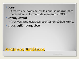 Tipos De Archivo En Asp.Net