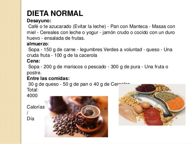 Tipos de dietas de hospital Tipos de dietas de hospital