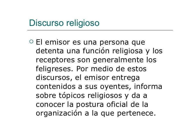 Tipos De Discursos Enunciados En SituacióN PúBlica