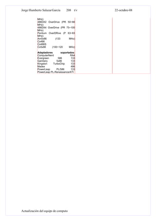Tipos De Microprocesadores Y Sockets