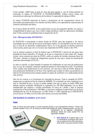 Tipos De Microprocesadores Y Sockets