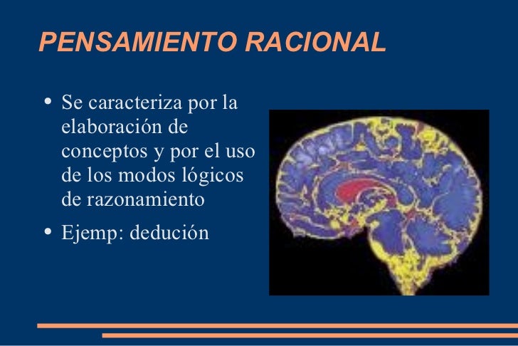 tipos de pensamiento