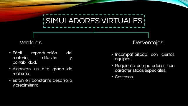 Tipos de simuladores