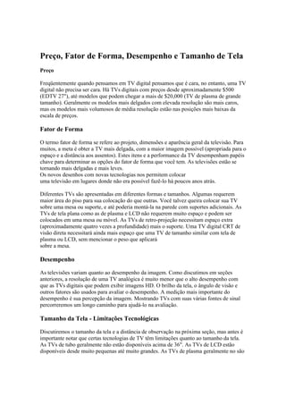 Tipos De T Vs Digitais