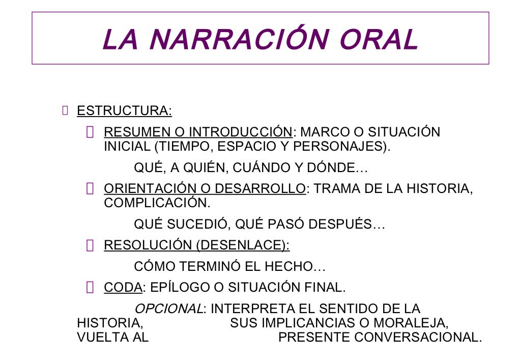 Tipos detextosorales