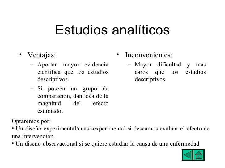 Tipos diseñosepidemiologicos