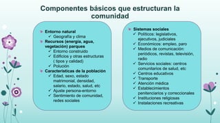 Tipos, características y funciones de las comunidades | PPTX