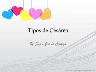 Tipos de Cesárea

By Flores García Cinthya
 