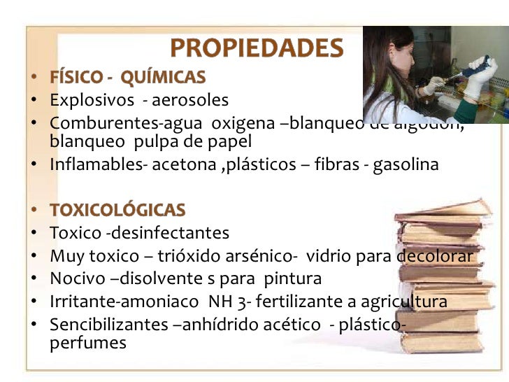 Tipos de agentes químicos 2