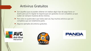 Tipos de antivirus
